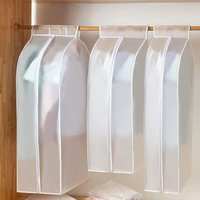 Kleiderhüllen, Kleiderschutzhülle Kleiderschrank, 3-teilig, Anzughülle, Mantel, Anzug, Staubschutz (90+110+110 60 50/30 cm) von JUSCH