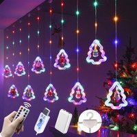 LED-Weihnachtsbeleuchtung, 3 m lange LED-Weihnachtsdekoration, USB-Lichterkette mit Haken, Weihnachtsfenster-Dekorationslichter, blinkende Lichter LED-Weihnachtsbeleuchtung, 3 m lange LED-Weihnachtsdekoration, USB-Lichterkette mit Haken, Weihnachtsfenster-Dekorationslichter, blinkende Lichter von JUSCH