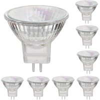 MR11 12V 35W Halogenlampen GU4 Sockel Spot 2800K Warmweiß, dimmbar, 8er-Pack MR11 12V 35W Halogenlampen GU4 Sockel Spot 2800K Warmweiß, dimmbar, 8er-Pack von JUSCH
