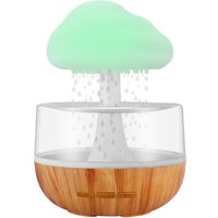 Jusch - Nachtlicht-Zen-Brunnen-Diffusor für ätherische Öle, Mikro-Luftbefeuchter mit Regenwolke und Wassertropfen-Sound für Aromatherapie, Büro, Jusch - Nachtlicht-Zen-Brunnen-Diffusor für ätherische Öle, Mikro-Luftbefeuchter mit Regenwolke und Wassertropfen-Sound für Aromatherapie, Büro, von JUSCH