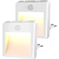 Nachtlicht mit Steckdose - Kinder Nachtlicht mit Bewegungsmelder - Helligkeit einstellbar, LED Nachtlicht (Warm-/Kaltweiß - einstellbar), Plug and von JUSCH