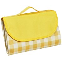 Picknickdecke, isoliert und wasserdicht, mit Griffen, 200x200 cm, orange Picknickdecke, isoliert und wasserdicht, mit Griffen, 200x200 cm, orange von JUSCH