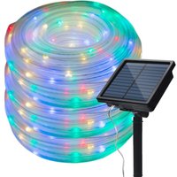 Solar-Lichterkette für den Außenbereich, wasserdicht, 20 m, 200 LEDs, 8 Modi, Kupferdrahtröhre, Solar-Lichterkette, funkelnd für Garten, Hochzeit, von JUSCH