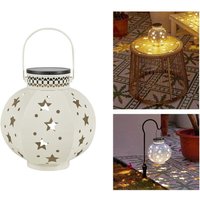 Solarlaterne für den Außenbereich, Metalllaternen für den Außenbereich, Solarleuchten für Garten, Außenbereich, Terrasse, Baum von JUSCH