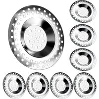 Stück Edelstahl-Spülbeckensieb-Stecker Haarfänger Haarstopper Duschablaufabdeckung Abflussschutz Abflussfilter Duschstopper Lochabdeckung von JUSCH
