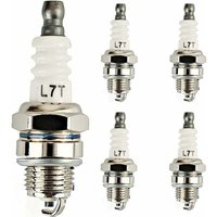 Stück Zündkerze L7T, Kettensäge, Rasenmäher, Kleinmotor, Zubehörteile, kompatible Ersatzzündkerzen für Freischneider und Kettensägen, ersetzt Stück Zündkerze L7T, Kettensäge, Rasenmäher, Kleinmotor, Zubehörteile, kompatible Ersatzzündkerzen für Freischneider und Kettensägen, ersetzt von JUSCH