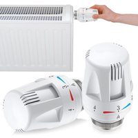 Thermostatischer Heizkörperkopf – Heizkörperventil – Heizkörperventil: 2 Stück – Thermostatischer Heizkörperkopf – Ersatzkopf – Heizkörperthermostat von JUSCH