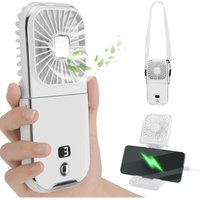 Tragbarer Ventilator, tragbarer Mini-Ventilator, Handventilator, kleiner persönlicher Ventilator, leiser USB-Ventilator von JUSCH