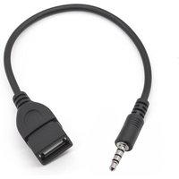 USB-auf-Klinkenadapter von USB 2.0 auf 3,5-mm-AUX-Stereo-Audiobuchse (2 Stück) von JUSCH