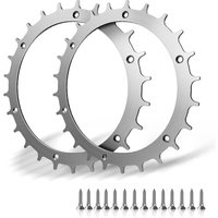 x Edelstahl-Zähne für Bosch Indego XS 300 400 500 M700 Rasenmäher, fein geriffelt mit Traktionsverstärkung für Mähroboter, 14 x Edelstahlschrauben x Edelstahl-Zähne für Bosch Indego XS 300 400 500 M700 Rasenmäher, fein geriffelt mit Traktionsverstärkung für Mähroboter, 14 x Edelstahlschrauben von JUSCH