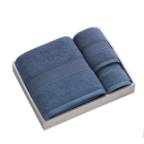 JUSHZ Mikrofaser Badetuch Strandtuch Duschtücher Badetücher Beach Towel Badehandtuch Strandtücher Strandhandtuch Handtücher Struktur Herren Frottee Baumwolle Weich Und Bequem (Blue,70x140cm) von JUSHZ