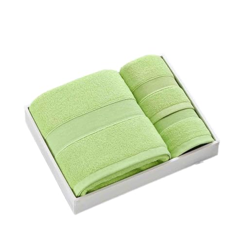 JUSHZ Mikrofaser Badetuch Strandtuch Duschtücher Badetücher Beach Towel Badehandtuch Strandtücher Strandhandtuch Handtücher Struktur Herren Frottee Baumwolle Weich Und Bequem (Green,70x140cm) von JUSHZ