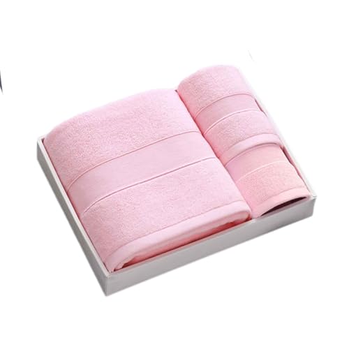 JUSHZ Mikrofaser Badetuch Strandtuch Duschtücher Badetücher Beach Towel Badehandtuch Strandtücher Strandhandtuch Handtücher Struktur Herren Frottee Baumwolle Weich Und Bequem (Pink,70x140cm) von JUSHZ