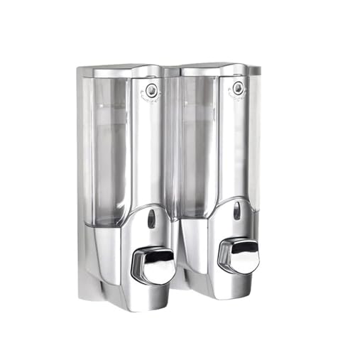 JUSKAQZYI Seifenspender Manueller Seifenspender Compatible with Küche und Badezimmer, Handseifenspender Compatible with den gewerblichen Gebrauch, Shampoo-Gel-Kammer Seifenausschütter(2 pcs) von JUSKAQZYI