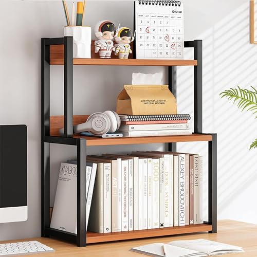 JUSKAQZYI bücherregal Metall Schmiedeeisen Bücherregal Desktop Book Speicher Rack Study Bookduelal Display Rack Rack Bookshelf von JUSKAQZYI