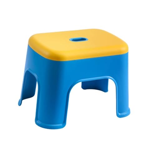 JUSKAQZYI klappleiter Home Einzeltritthocker for Kinder und Erwachsene, damit Kinder das Waschbecken und Bereiche for Bad und Küche erreichen können, Fußhocker, 2 Stück trittleiter(Geel) von JUSKAQZYI