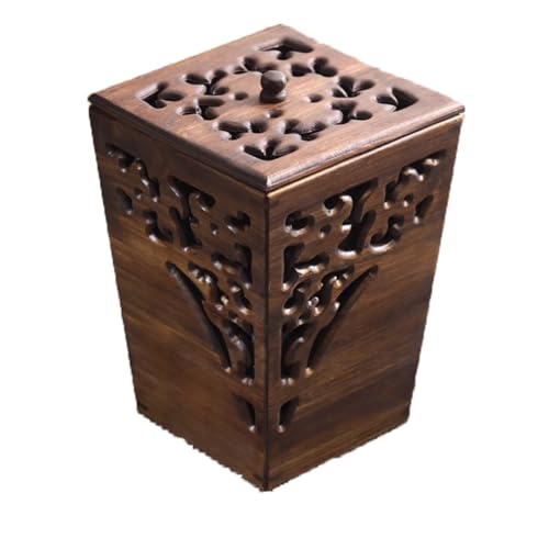 JUSKAQZYI mülleimer bad Kleiner Holz-Mülleimer Compatible with die Küche, Retro- und kreativer Wohnzimmer-Mülleimer ohne Deckel/Deckel, multifunktionaler Abfallkorb küche abfalleimer(Size e) von JUSKAQZYI