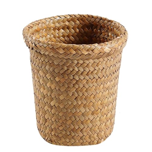 JUSKAQZYI mülleimer bad Kleiner Mülleimer, gewebter Wasserabfallkorb Compatible with Schlafzimmer, dekorativer Boho-Seegras-Mülleimer Compatible with Badezimmerküche küche abfalleimer JUSKAQZYI mülleimer bad Kleiner Mülleimer, gewebter Wasserabfallkorb Compatible with Schlafzimmer, dekorativer Boho-Seegras-Mülleimer Compatible with Badezimmerküche küche abfalleimer von JUSKAQZYI