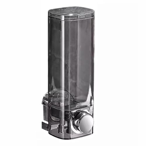 Seifenspender 15,4 oz Seifenspender Badezimmer Wandmontierter Seifenspender Flüssiglotionspender Badezimmerseifenspenderflasche Geeignet for Badezimmer und Küche Seifenausschütter(Svart,1pcs) von JUSKAQZYI