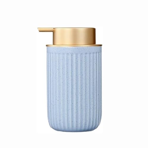 Seifenspender Schäumender Handseifenspender, moderner Keramikseifenspender im Farmhouse-Streifenstil for Flüssigkeit oder Lotion, moderner Schaumspender for Badezimmer, Küche Seifenausschütter(Bleu) Seifenspender Schäumender Handseifenspender, moderner Keramikseifenspender im Farmhouse-Streifenstil for Flüssigkeit oder Lotion, moderner Schaumspender for Badezimmer, Küche Seifenausschütter(Bleu) von JUSKAQZYI