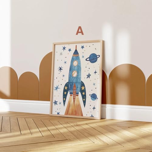 JUST GOOD MOOD Astronaut Poster Kinderzimmer · Geschenkidee für Kinder · Kinderzimmer Deko · Weltraum Rakete & Planeten · Deko Print ohne Rahmen Bild A, Größe 60x90cm JUST GOOD MOOD Astronaut Poster Kinderzimmer · Geschenkidee für Kinder · Kinderzimmer Deko · Weltraum Rakete & Planeten · Deko Print ohne Rahmen Bild A, Größe 60x90cm von JUST GOOD MOOD