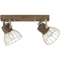 Beweglicher Deckenspot Holz Metall 64 cm E27 Vintage Beweglicher Deckenspot Holz Metall 64 cm E27 Vintage von JUST LIGHT GmbH