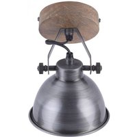 Beweglicher Deckenspot Holz Metall E14 Industrial Beweglicher Deckenspot Holz Metall E14 Industrial von JUST LIGHT GmbH