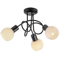Deckenlampe Metall Glas L:38 cm inkl E14 dekorativ von JUST LIGHT GmbH