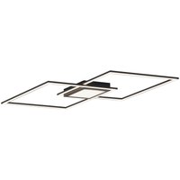 Dimmbare LED Deckenlampe Metall Schwarz L:106 cm 3000 K von JUST LIGHT GmbH