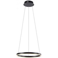 Dimmbare LED Hängelampe Anthrazit Metall Ø39,3 cm 20 W von JUST LIGHT GmbH