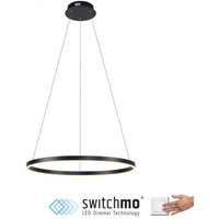 Dimmbare LED Pendelleuchte Schwarz Ø58,5 cm 3000 K 28 W Dimmbare LED Pendelleuchte Schwarz Ø58,5 cm 3000 K 28 W von JUST LIGHT GmbH