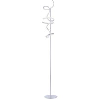 Dimmbare LED Stehleuchte Metall 156 cm 3000 K in Silber Dimmbare LED Stehleuchte Metall 156 cm 3000 K in Silber von JUST LIGHT GmbH