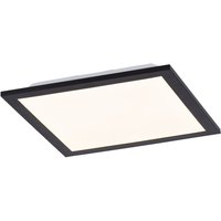 Flache LED Deckenlampe Schwarz B:29,5 cm 6 W 750 lm von JUST LIGHT GmbH
