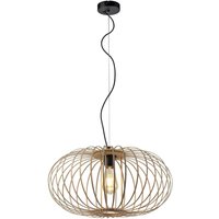 Hängelampe Skandinavisch Metall Holz rund Ø50 cm E27 Hängelampe Skandinavisch Metall Holz rund Ø50 cm E27 von JUST LIGHT GmbH