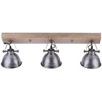 Industrial Deckenspot Holz Metall in Eisen E14 74 cm Industrial Deckenspot Holz Metall in Eisen E14 74 cm von JUST LIGHT GmbH