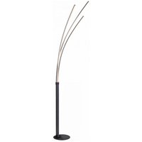 LED Bogenleuchte Schwarz Metall 6 W 733 lm 215 cm XXL von JUST LIGHT GmbH