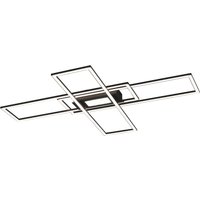 LED Deckenlampe dimmbar Metall Schwarz L:99 cm 45 W von Just Light