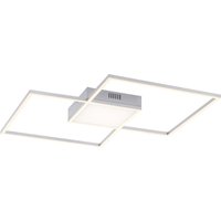 LED Deckenlampe dimmbar Metall in Stahl L:60 cm 2400 lm von JUST LIGHT GmbH