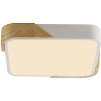 LED Deckenleuchte Holz L:32 cm Weiß Natur 3000 K von JUST LIGHT GmbH