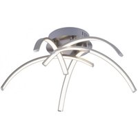 LED Deckenleuchte Metall in Stahl 3000 K 445 lm L:47 cm von JUST LIGHT GmbH