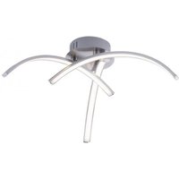 LED Deckenleuchte Metall in Stahl 3000 K 480 lm L:40 cm von JUST LIGHT GmbH