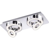 LED Deckenspot Metall flexibel 3000 K 1200 lm Chrom von JUST LIGHT GmbH