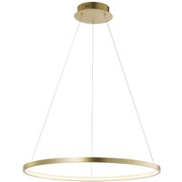 LED Hängelampe Ring in Gold Metall Ø60 cm 3670 lm 29 W LED Hängelampe Ring in Gold Metall Ø60 cm 3670 lm 29 W von JUST LIGHT GmbH