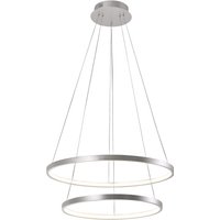 LED Pendelleuchte Ringe in Silber Metall Ø50 cm 2990 lm von JUST LIGHT GmbH