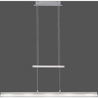 LED Pendelleuchte dimmbar Metall 100 cm 450 lm in Stahl LED Pendelleuchte dimmbar Metall 100 cm 450 lm in Stahl von JUST LIGHT GmbH