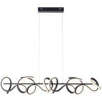 LED Pendelleuchte dimmbar Schwarz 10 W 1330 lm L:99 cm von JUST LIGHT GmbH
