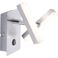 LED Wandspot in Stahl Metall beweglich 225 lm Schalter LED Wandspot in Stahl Metall beweglich 225 lm Schalter von JUST LIGHT GmbH