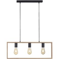 Natürliche Hängelampe Retro Holz Metall L:69 cm 3-flmg Natürliche Hängelampe Retro Holz Metall L:69 cm 3-flmg von JUST LIGHT GmbH