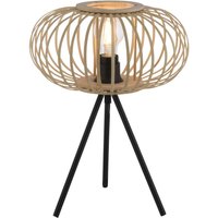 Tripod Tischleuchte Skandinavisch Holzschirm E27 41 cm Tripod Tischleuchte Skandinavisch Holzschirm E27 41 cm von Just Light