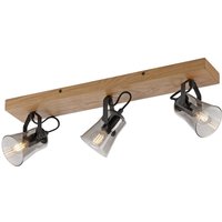 Verstellbarer Deckenspot Glas Eiche E14 65 cm blendarm Verstellbarer Deckenspot Glas Eiche E14 65 cm blendarm von JUST LIGHT GmbH